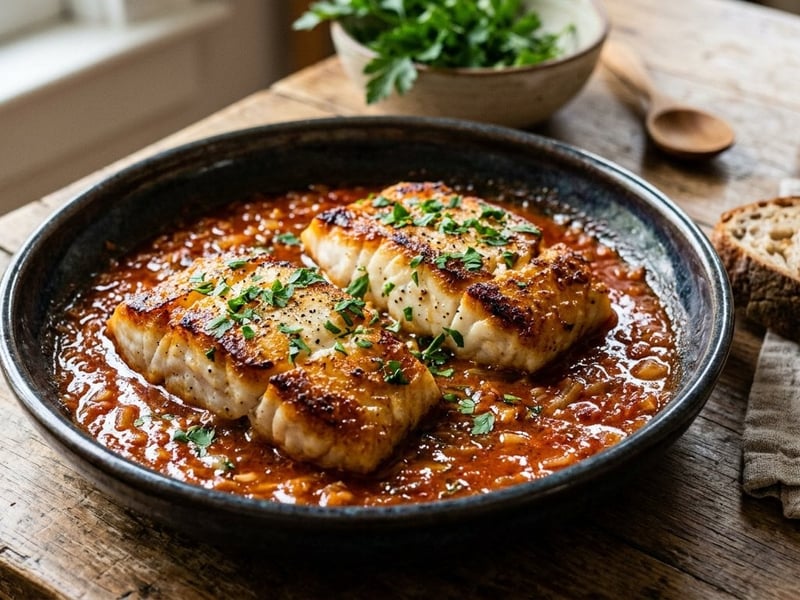 Catalan Honey-Tomato Cod | Bacalao con miel