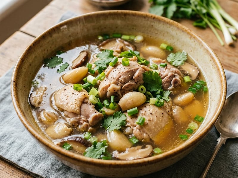Szingapúri borsos csirkeleves | Chi Kut Teh