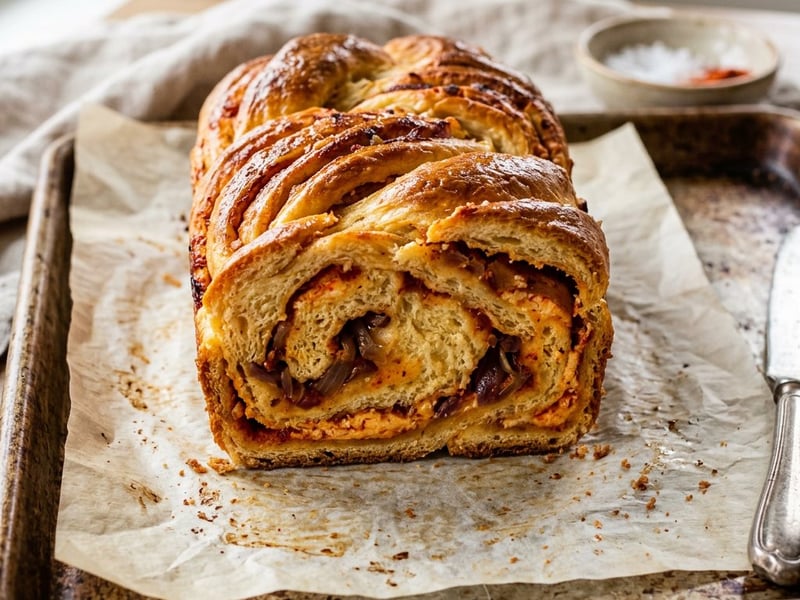 Sós burgonyás babka | Fonott tepsis kalács