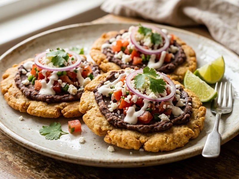 Mexikói babos picaditas | Ropogós veracruzi street food