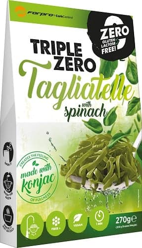 FORPRO Triple Zero Konjac Pasta Tagliatelle with Spinach