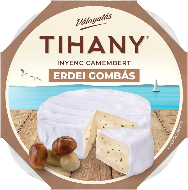 Tihany Selection Gourmet Camembert with Forest Mushroom