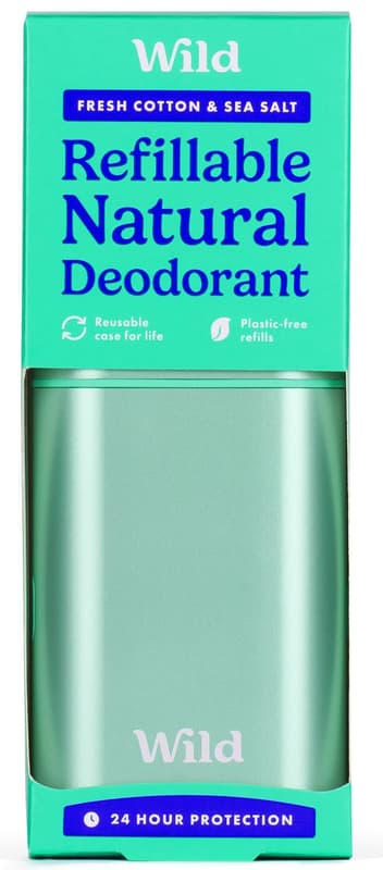 WILD Deo holder & stick refill with Cotton-Sea scent
