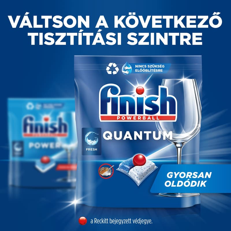 Finish Quantum dishwashing-capsules, Regular