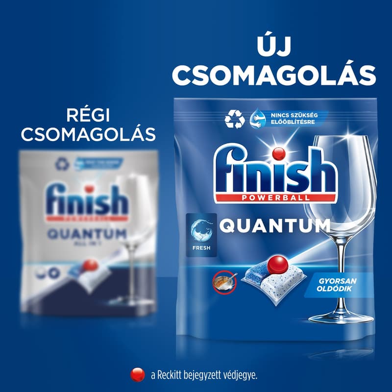 Finish Quantum dishwashing-capsules, Regular