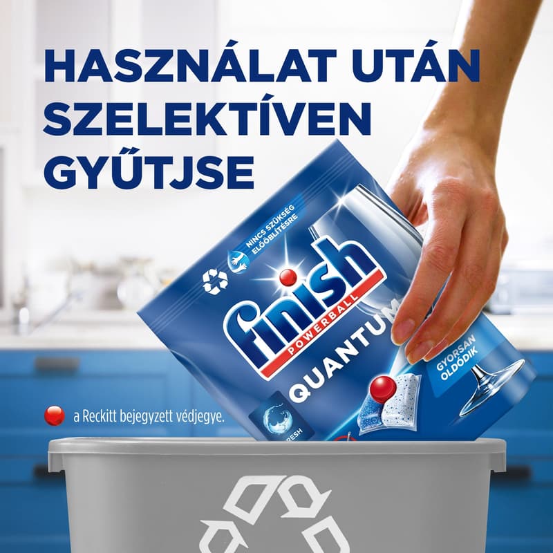 Finish Quantum dishwashing-capsules, Regular