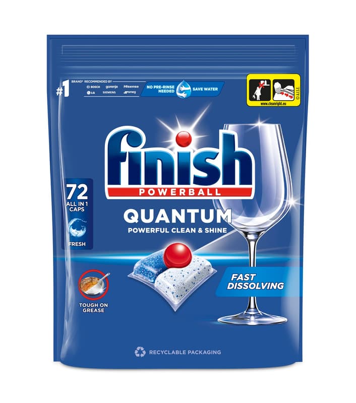 Finish Quantum dishwashing-capsules, Regular