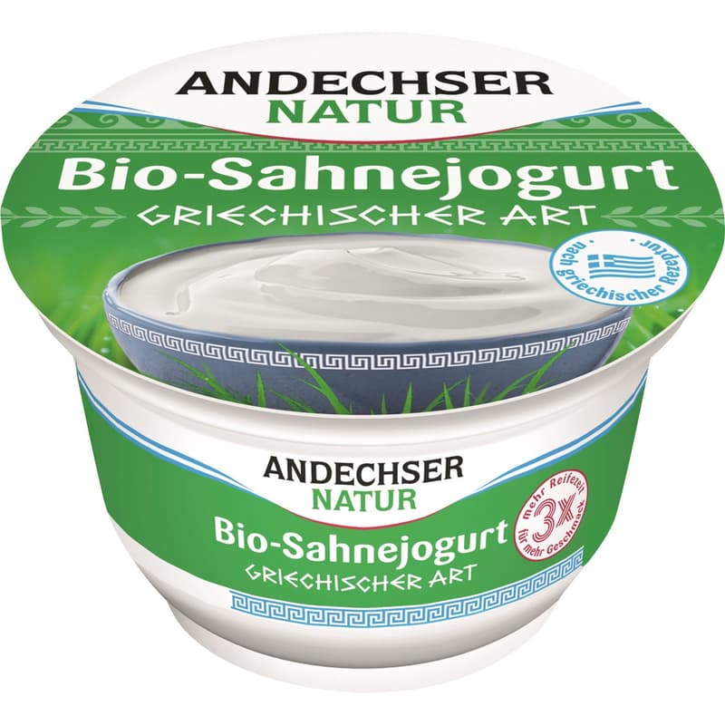 Andechser BIO Plain Greek Yoghurt 10%