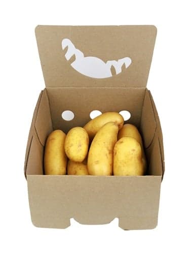 Domestic yellow salad croissant potatoes type A, packaged