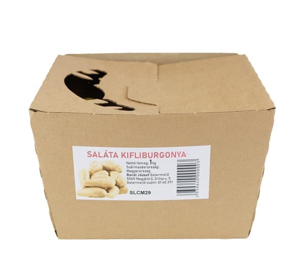 Domestic yellow salad croissant potatoes type A, packaged