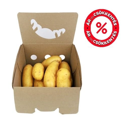 Domestic yellow salad croissant potatoes type A, packaged
