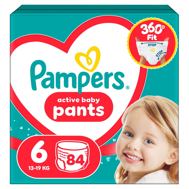 Pampers Pant Mega Quad S6 84CT