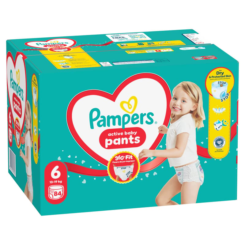 Pampers Pant Mega Quad S6 84CT
