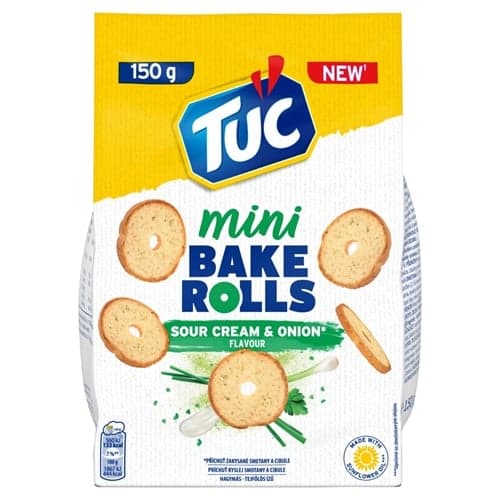 Tuc Bake Rolls mini sour cream and onion