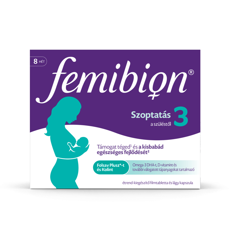 Femibion 3 filmtabletta+kapszula (8 heti adag) 56 db+56 db