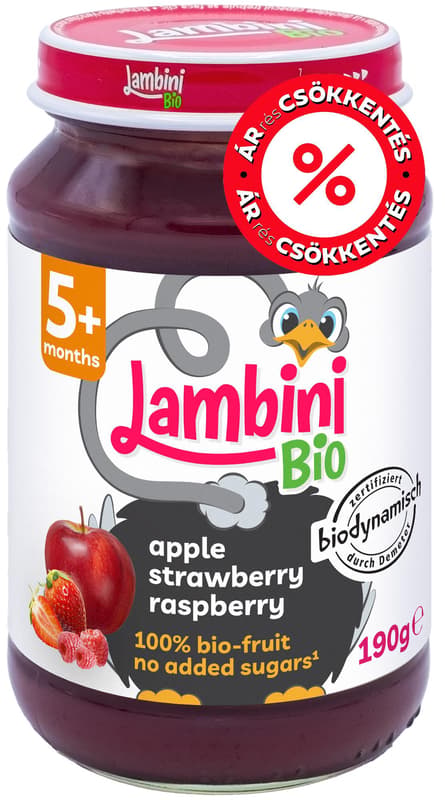 strawberry, raspberry in apple