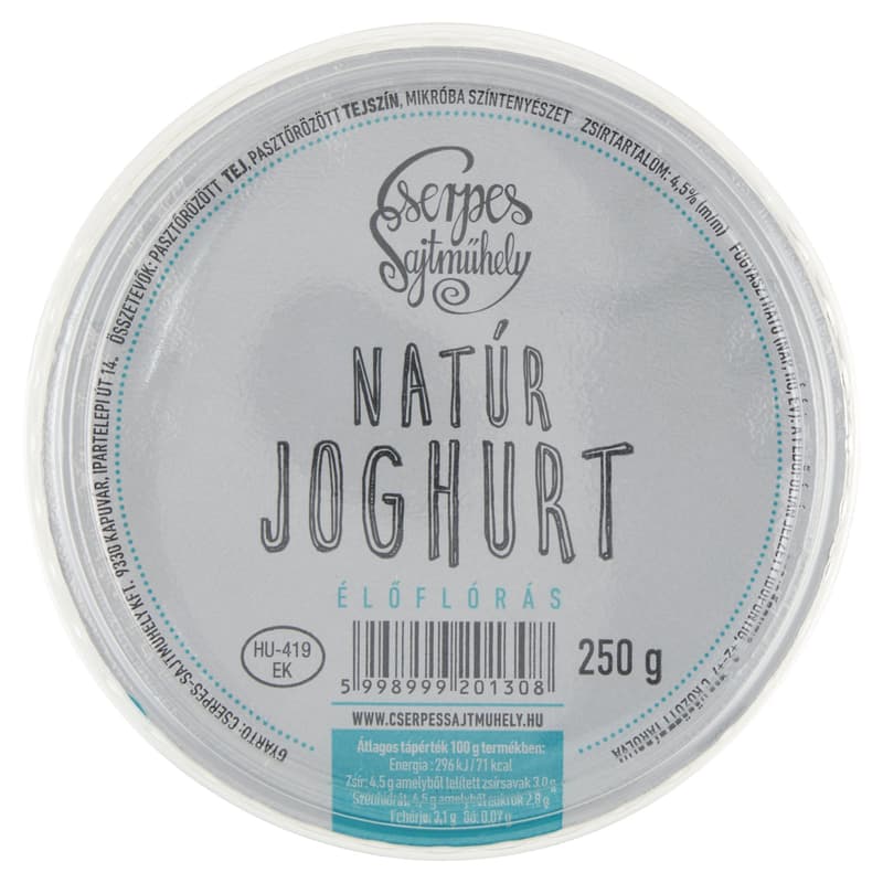 Cserpes yoghurt