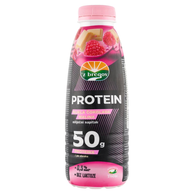 Vindija Protein ital fehér csoki málna  0,5l 