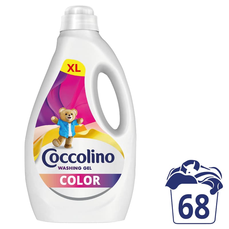 Coccolino Washing Gel for Colored Clothes 2.72L
