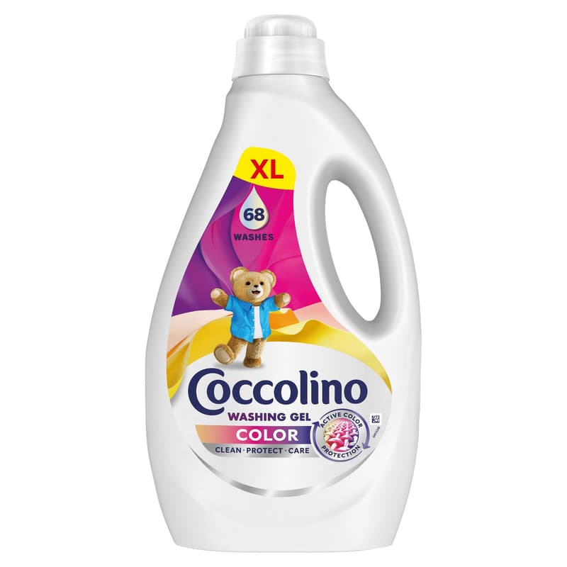 Coccolino Washing Gel for Colored Clothes 2.72L