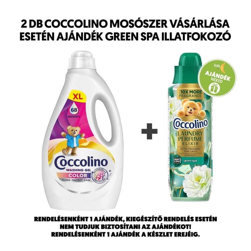 Coccolino Washing Gel for Colored Clothes 2.72L