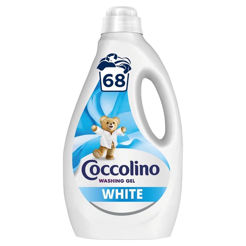 Coccolino Washing Gel for White Clothes 2.72L