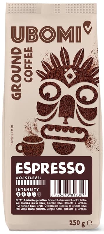 UBOMI Espresso Ground Coffee 70A/30R RFA