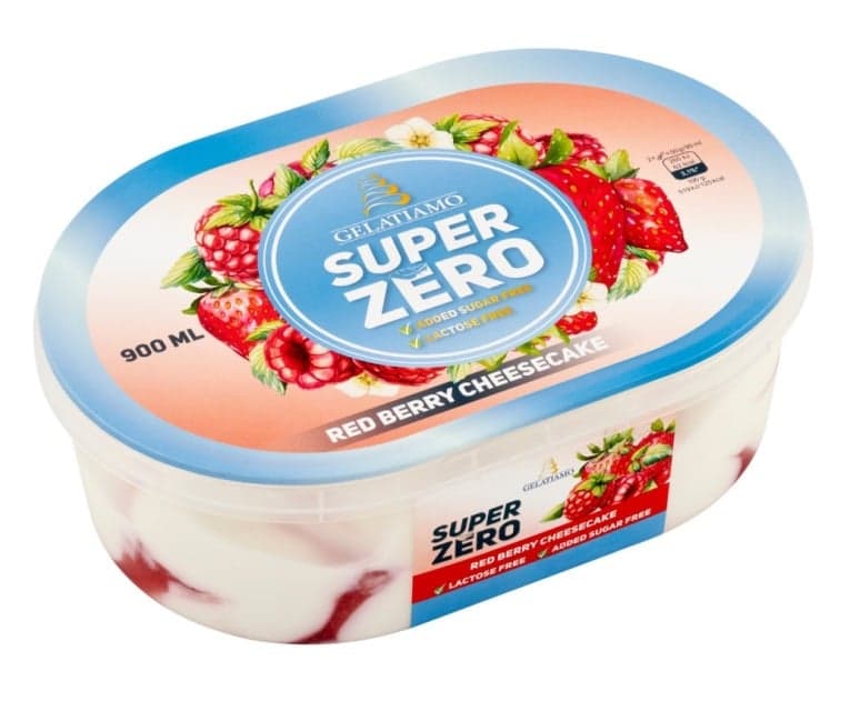 Super Zero Red Berry Cheesecake