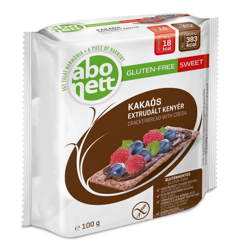 Abonett crackerbread with cocoa