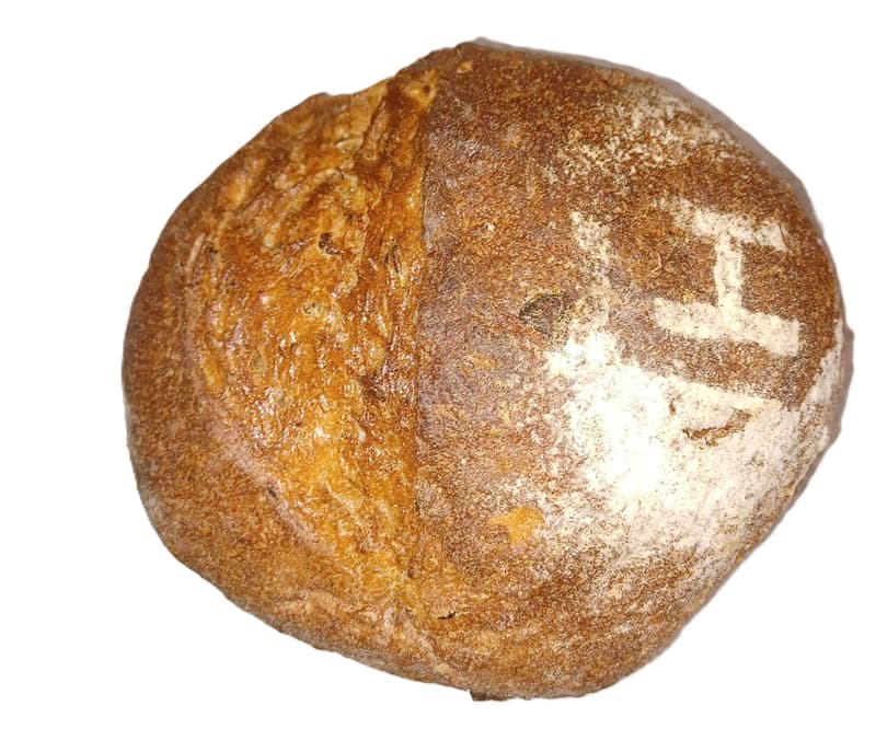 Hugo sourdough loaf with wholemeal rye flour (19%) and seeds