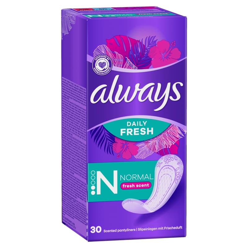 ALW Dailies Liners Fresh&P Normal 30CT