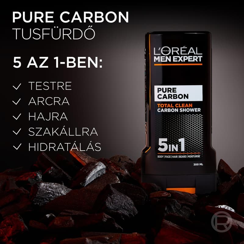 L’Oréal Paris Men Expert Pure Carbon tusfürdő gél