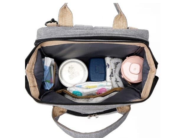 Diaper backpack - can be converted into a cot