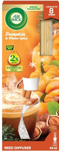 Air Wick Reed Diffuser, Spicy Pumpkin Magic, 25ml