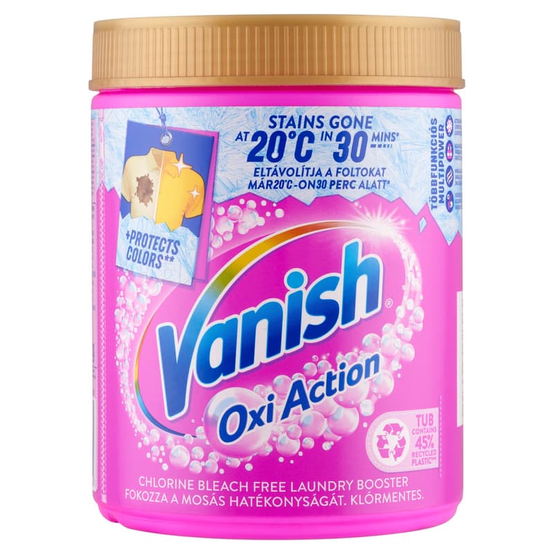 Vanish Oxi Action Stain Remover Powder, PINK, 970g