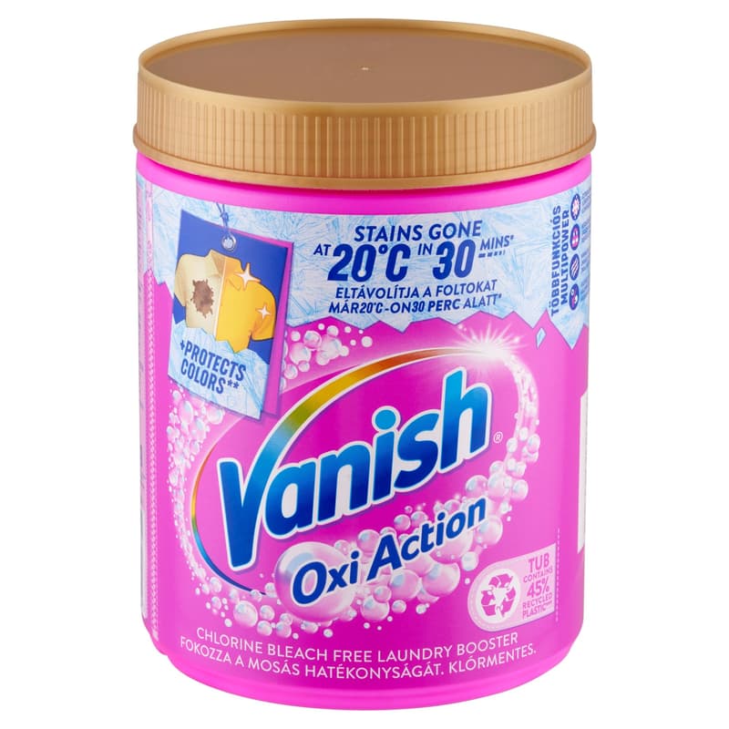 Vanish Oxi Action Stain Remover Powder, PINK, 970g