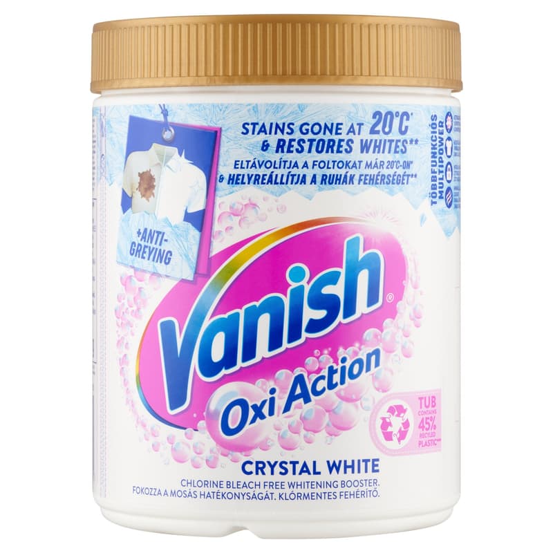 Vanish Oxi Action Stain Remover Powder, WHITE, 970g