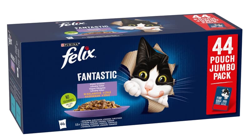 Felix Fantastic Home Selection Wet Cat Food 44 x 85 g