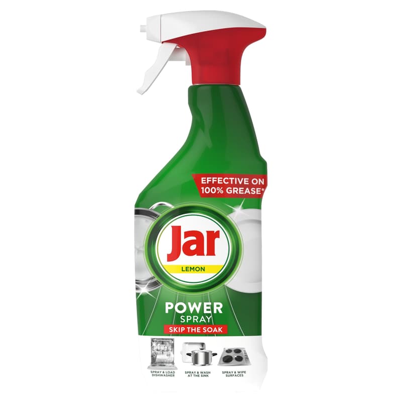Jar Power Spray 3 az 1-ben Edényekhez és Konyhai Felületekhez Citrom Illattal, 500 ml