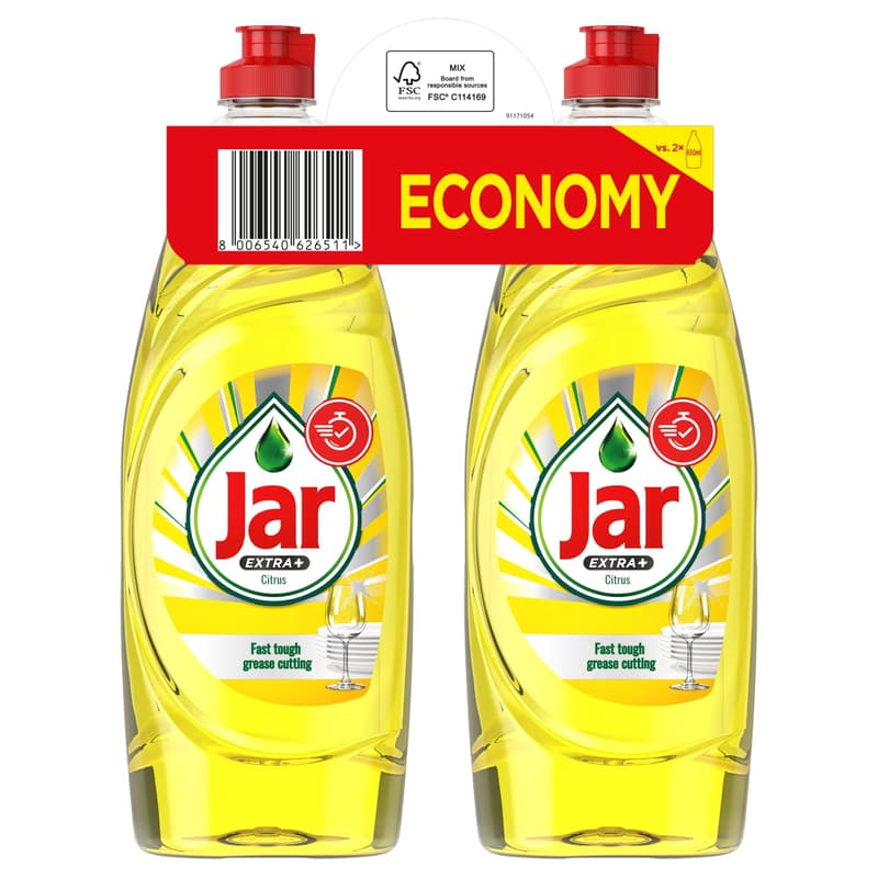 Jar Dish Wash Liquid Citrus 1300ML