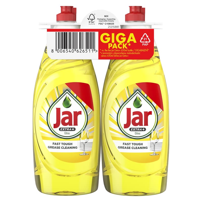 Jar Extra+ Mosogatószer Citrus Illattal