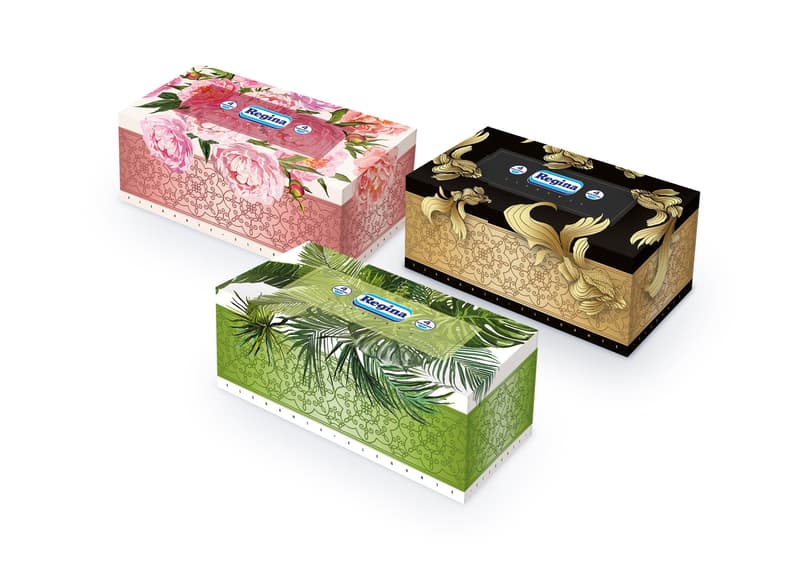 Regina Elegante handkerchief, 96 pcs, 4 plies