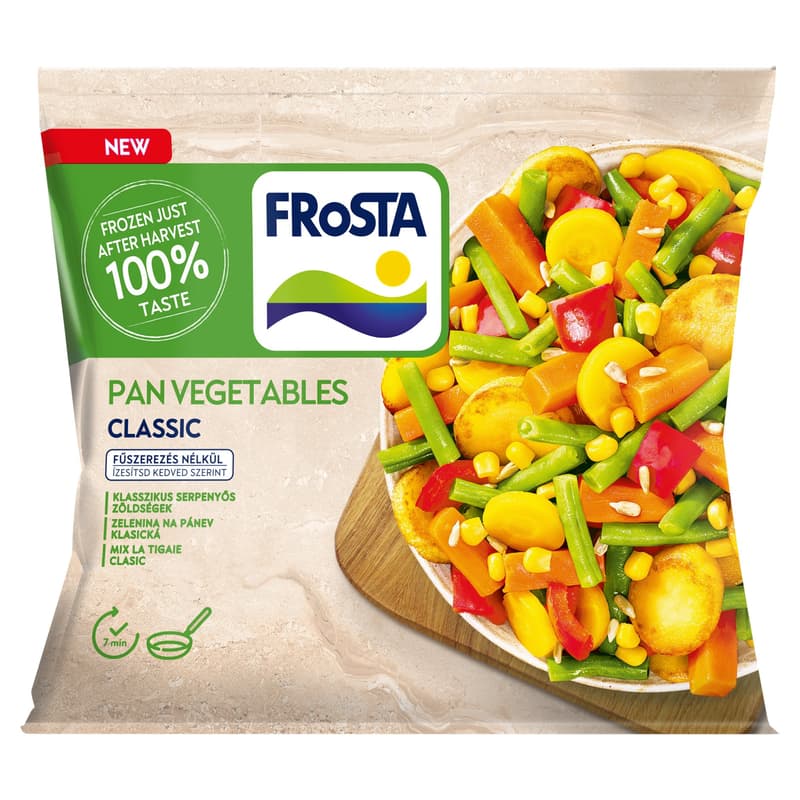 Classic vegetables for the pan