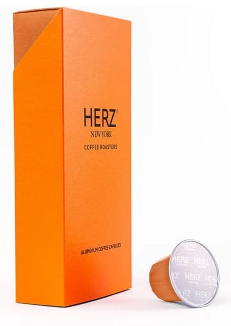 HERZ New York Coffee Roasters New York City Nespresso compatible aluminum coffee capsule