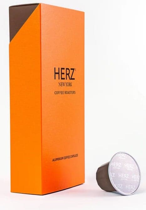 HERZ New York Coffee Roasters Guatemala Nespresso compatible aluminum coffee capsule