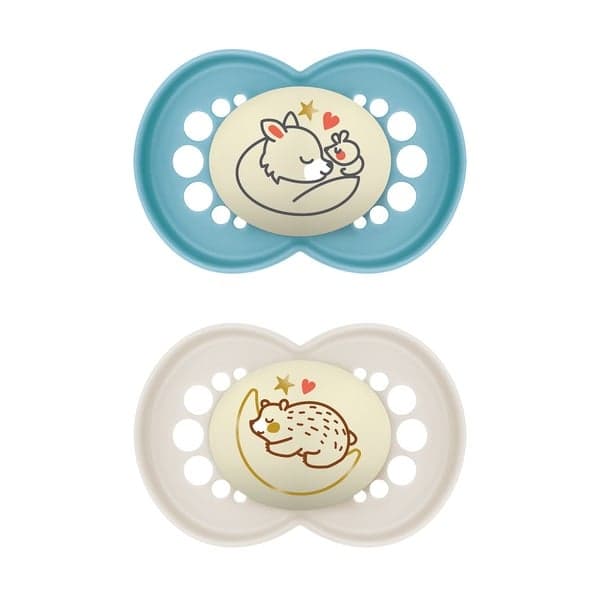 MAM Original Night pacifier double 16+ month boy