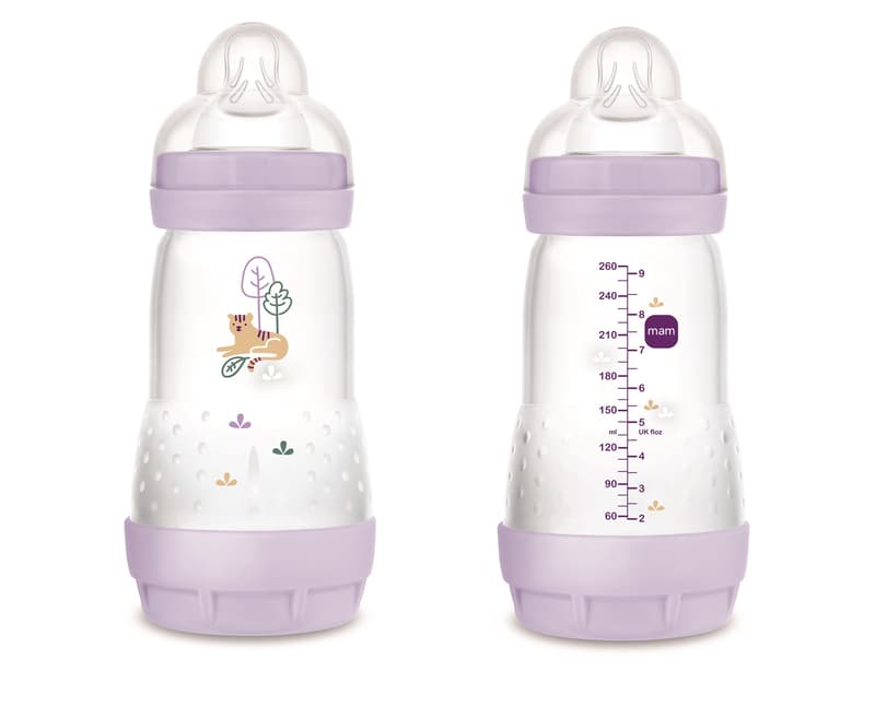 MAM Anti colic Matt baby bottle 260ml girl