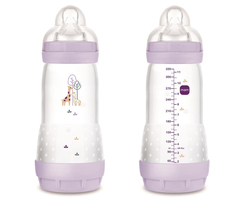 MAM Anti Colic Matt baby bottle 320 ml girl