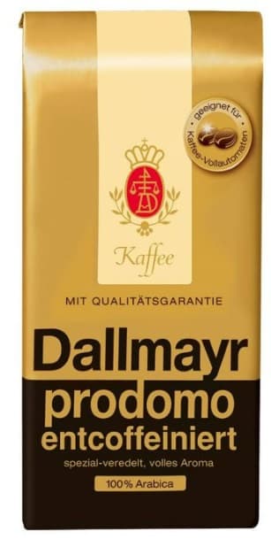 Dallmayr Prodomo Decaffeinated coffee beans