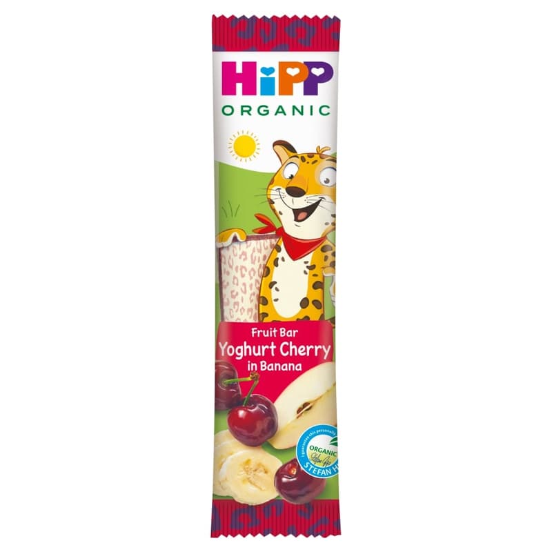 Hipp Organic Fruit Bar Yogurt-Cherry in Banana from 1 year old